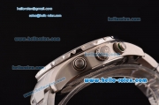 Ferrari Chronograph Miyota OS20 Quartz Full Steel with White Markers and Black Dial
