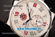 Ulysse Nardin Imperial St. Petersburg Maxi Marine Chronometer Enamel Limited Edition Auotmatic Steel Case with White Dial and Roman Numeral Markers