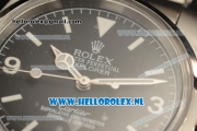 Rolex Explorer Cartier Steel Case Asia Auto with Black Dial and Steel Bracelet