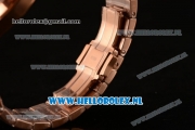 Vacheron Constantin Overseas 9015 Auto Rose Gold Case with Black Dial and Rose Gold Bracelet - 1:1 Origianl (LF)