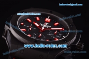 Hublot Big Bang Swiss Valjoux 7750 Automatic Movement PVD Case with Black Dial and Red Markers