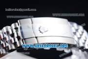 Rolex Datejust II Swiss ETA 2836 Automatic Steel Case with Blue Dial Diamonds Markers and Stainless Steel Bracelet (BP)