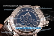 Ulysse Nardin Freak Automatic Steel/Diamond Case with Black Dial and Leather Strap (EF)
