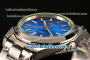 Rolex Milgauss Asia 2813 Automatic Full Steel with Blue Dial and White Stick Markers