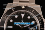 Rolex Submariner Clone Rolex 3135 Automatic Full Steel with Black Dial and White Dot Markers