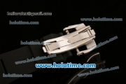 Richard Mille Felipe Massa Flyback Chrono Swiss Valjoux 7750 Automatic Steel Case with Black Rubber Bracelet and Skeleton Dial