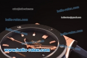 Hublot Classic Fusion Asia 2813 Automatic Rose Gold Case with PVD Bezel and Black Dial