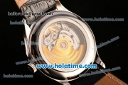 Patek Philippe Calatrava Swiss ETA 2824 Automatic Steel Case with White Dial and Stick Markers