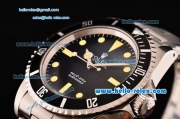 Rolex Submariner Oyster Perpetual Comenx Swiss ETA 2836 Automatic Full Steel with Black Dial and Yellow Markers