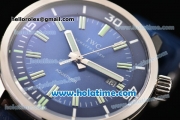 IWC Aquatimer Vintage 1967 Swiss Valjoux 7750 Automatic Steel Case with Blue Dial and Green Stick Markers - 1:1 Original (ZF)