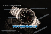 Omega Seamaster Planet Ocean Clone 8500 Automatic Full Steel with Black Dial and Stick Markers - 1:1 Original (AT)