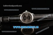 Omega De Ville Prestige Co-Axial Clone Omega Calibre 2500 Automatic Movement Steel Black Dial and Roman Numeral Markers Leather Strap (YF) Omega De Ville Prestige Co-Axial Clone Omega Calibre 2500 Automatic Movement Steel Black Dial and Roman Numeral Markers Leather Strap (YF)