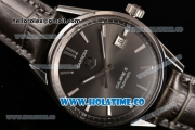 Tag Heuer Carrera Calibre 5 Automatic Swiss ETA 2824 Automatic Steel Case with Grey Dial and Stick Markers