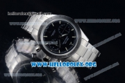 Omega Speedmaster'57 Chrono Clone Omega 9300 Automatic Steel Case with Black Dial and Stainless Steel Bracelet (EF)