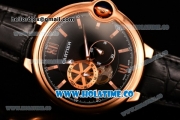 Cartier Ballon Bleu De 42MM Miyota 82S7 Automatic Rose Gold Case with Black Dial and Stick Markers