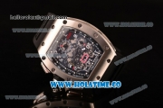 Richard Mille RM005 FM Asia Automatic Steel Case with Skeleton Dial and Black Inner Bezel