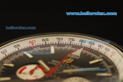 Breitling Chronomatic Chronograph Quartz Full Steel with PVD Bezel and Black Dial