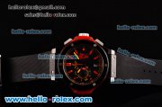 Hublot Big Bang Manchester United Swiss Valjoux 7750 Automatic Movement Full Ceramic Case with Black Dial and Red Stick Markers