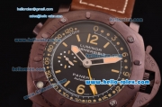 Panerai Special Edition 2008 Luminor 1950 Pangea Submersible Depth Gauge PAM00307 PVD Brown Case with Brown Dial