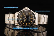 Rolex Submariner Swiss ETA 2836 Automatic Movement Full Steel with Black Dial and Yellow Markers