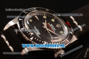 Rolex Milgauss Vintage Asia 2813 Automatic Steel Case Dot Markers with Black Dial and Black Nylon Strap