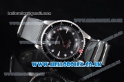 Rolex Milgauss Vintage Asia 2813 Automatic Steel Case with Black Dial Grey Nylon Strap and White Markers