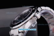 Rolex Sea-Dweller Deep sea Automatic Movement Silver Case With Black Dial