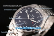 IWC Pilot Mark XVII Swiss ETA 2892 Automatic Steel Case/Strap with Black Dial and White Markers - 1:1 Original