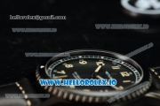 Breitling Navitimer 8 Swiss ETA 2824 Automatic PVD Case Black Dial With Arabic Numeral Markers Black Leather Strap(ZF)