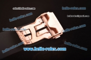Hublot Classic Fusion Automatic Rose Gold Case with Diamond Bezel - Black Dial and Black Rubber Strap - ETA Coating