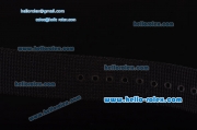 Rolex Explorer II Bamfor Asia 2813 Automatic PVD Case with Black Nylon Strap Black Dial White Markers