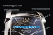 Parmigiani Kalpa Grande Miyota 9015 Automatic Steel Case with Black Dial and Black Leather Strap Stick/Arabic Numeral Markers