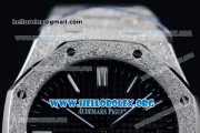Audemars Piguet Royal Oak 41MM Asia Automatic Steel Case with Black Dial and Steel Bracelet (EF)