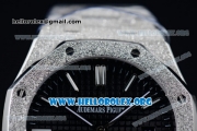 Audemars Piguet Royal Oak 41MM Asia Automatic Steel Case with Black Dial and Steel Bracelet (EF)