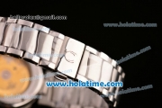 Omega De Ville Ladymatic Swiss ETA 2824 Steel Case Steel Bracelet with White Dial