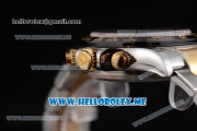 Rolex Daytona Clone Rolex 4130 Automatic Steel Case with Grey Dial Two Tone Bracelet Stick Markers (EF)