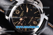 Panerai Luminor GMT PAM 531 Clone P.9003 Automatic Steel Case with Black Dial and Yellow Markers (ZF)