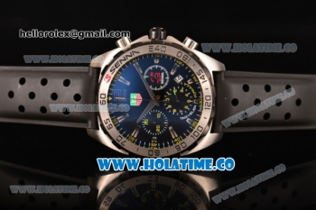 Tag Heuer Formula 1 Miyota OS20 Quartz Steel Case with Black Dial Rubber Strap and Silver Stick Markers