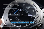 Panerai Luminor Submersible 1950 3 Days Automatic PAM01305 Clone P.9010 Automatic Steel Case with Black Dial Dot Markers and Black Rubber Strap (ZF)