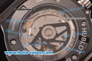 Hublot Big Bang Hub 4100 Ceramic Case/Bezel with Black Dial and Black Rubber Strap - 1:1 Original