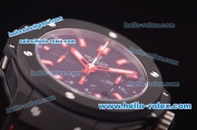 Hublot Big Bang Hub 4100 Full Ceramic Case with Black Dial and Red Markers-1:1 Original