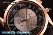 Tag Heuer Mikrograph Asia Automatic Rose Gold Case with Black/White Dial
