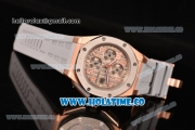 Audemars Piguet Royal Oak Offshore Chronograph Lebron James Swiss Valjoux 7750 Automatic Rose Gold Case with Steel Bezel and Grey Dial (EF)