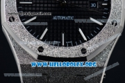 Audemars Piguet Royal Oak 41MM Asia Automatic Steel Case with Black Dial and Steel Bracelet (EF)