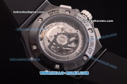 Hublot Big Bang Swiss Valjoux 7750 Automatic Ceramic Case with Baguette Diamond Bezel and Black Dial