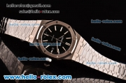 Audemars Piguet Royal Oak Swiss ETA 2824 Automatic Steel Case with Stainless Steel Strap and Black Grid Dial - 1:1 Original