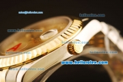 Rolex Datejust II Swiss ETA 2836 Automatic Full Steel with Yellow Gold Bezel and Yellow Gold Dial-Diamond Markers