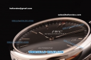 IWC Portofino Swiss ETA 2892 Automatic Steel Case/Bracelet with Black Dial - 1:1 Original