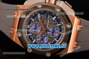 Audemars Piguet Royal Oak Offshore Miyota Quartz Rose Gold Case with PVD Bezel and Stick Markers (EF)