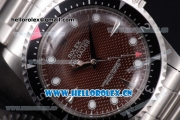 Rolex Submariner Vintage 1950's Asia 2813 Automatic Stainless Steel Case/Bracelet with Brown Dial and Dot Markers